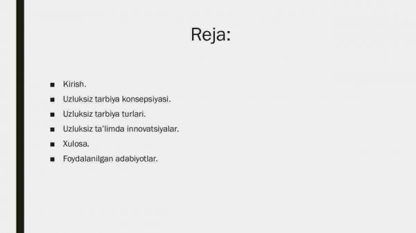 Uzluksiz tarbiya konsepsiyasi - Image 2