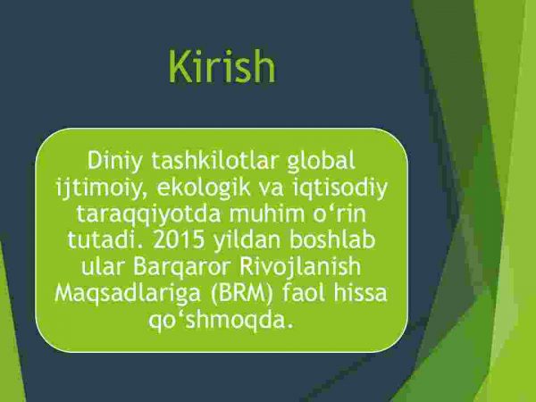 Xalqaro diniy tashkilotlar va barqaror rivojlanish - Image 2