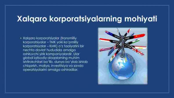 Xalqaro korporatsiyalar xalqaro moliya munosabatlari subyekti sifatida - Image 3