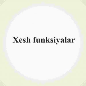 Xesh funksiyalar