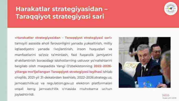 Yangi O'zbekistonning taraqqiyot strategiyasi – farovon kelajagimiz kafolati - Image 4