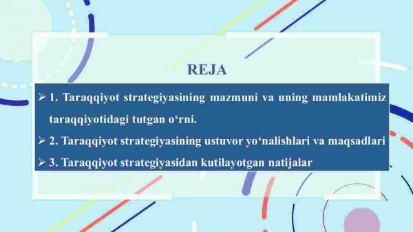 Yangi O'zbekistonning taraqqiyot strategiyasi-farovon kelajagimiz kafolati - Image 2