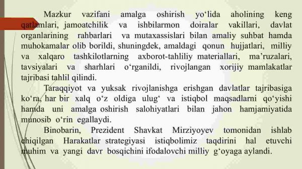 Yangi O'zbekistonda amalga oshirilayotgan islohotlar - Image 4