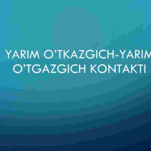 Yarim o'tkazgich - yarim o'tkazgich kontakti