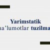 Yarimstatik ma'lumotlar tuzilmasi