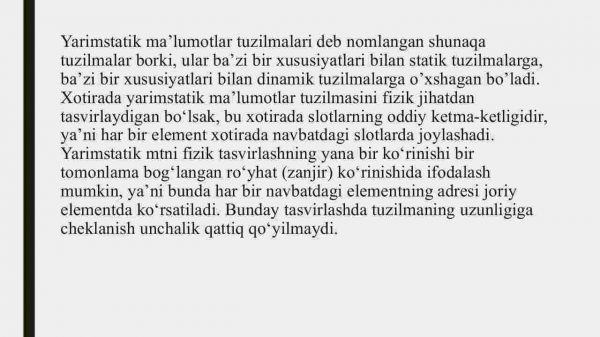 Yarimstatik ma'lumotlar tuzilmasi - Image 3