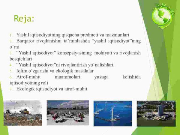 Yashil iqtisodiyotga kirish: nazariy asoslar va tushunchalar. ​ Atrof-muhit muammolari - Image 2