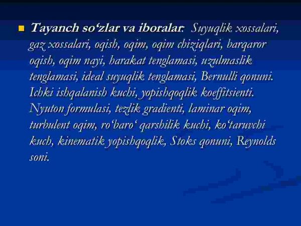 Yaxlit muhit mexanikasi elementlari. Suyuqlik va gazlardagi harakat - Image 3