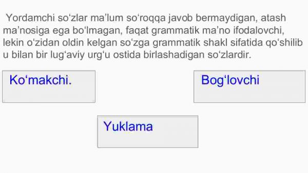 Yordamchi so'z turkumlari - Image 4