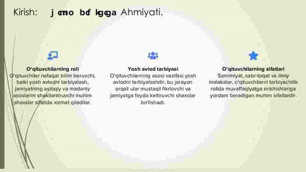 Yosh o‘qituvchilarning hushmuomalaligi, nazokati, dilkashligi va pedagogik takti - Image 3