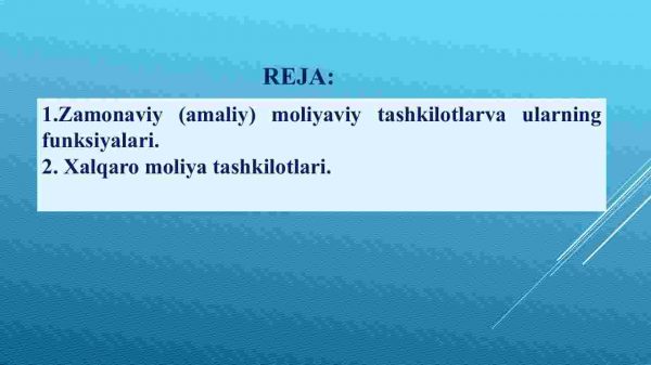 Zamonaviy moliyaviy tashkilotlar - Image 2