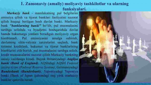 Zamonaviy moliyaviy tashkilotlar - Image 3