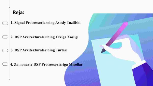 Zamonaviy signal protsessorlari arxitekturalarini o‘rganish - Image 2