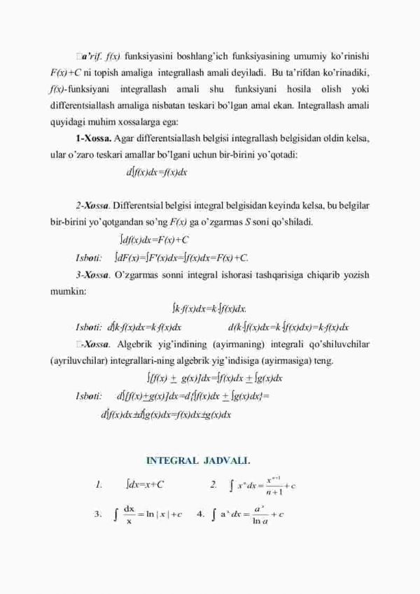Аniqmаs intеgrаl - Image 3