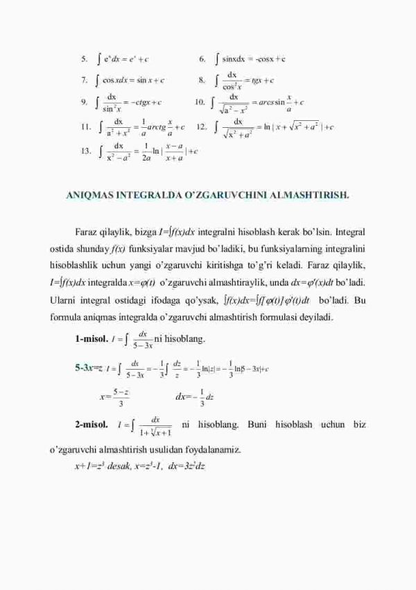 Аniqmаs intеgrаl - Image 4