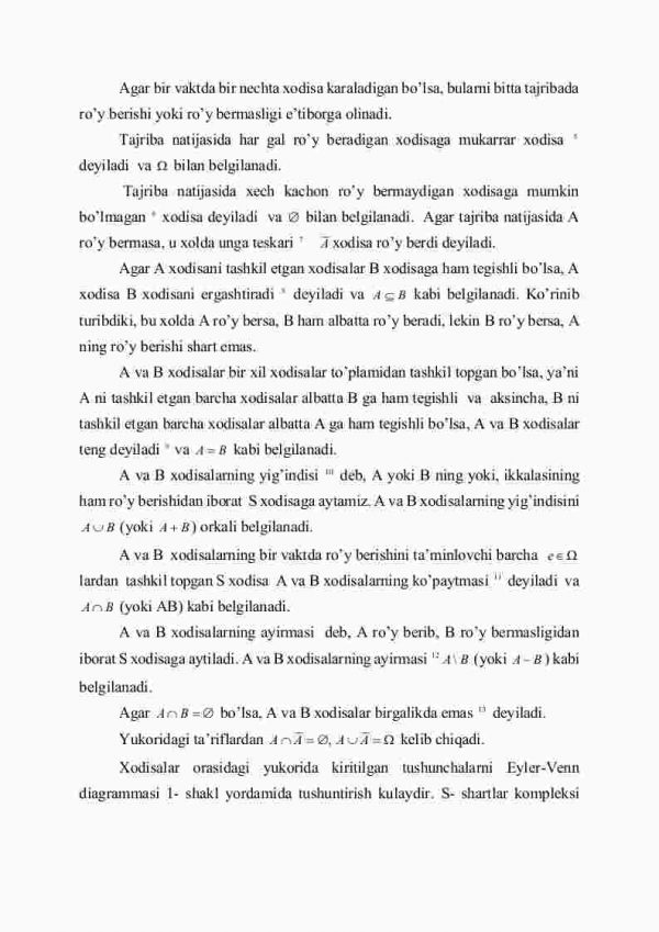 Ehtimоllаr nаzаriyasining аsоsiy tushunchаlаri - Image 4