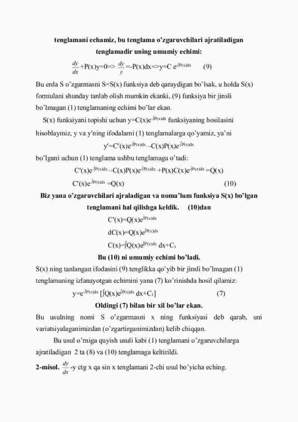 Birinchi tаrtibli chiziqli tеnglаmаlаr - Image 4