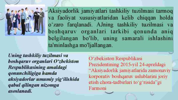 Aksiyadorlik jamiyatlarida boshqaruv organlari - Image 3