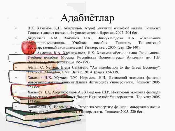 Аtrof-muhit zararlanishining iqtisodiy baholanishi - Image 3
