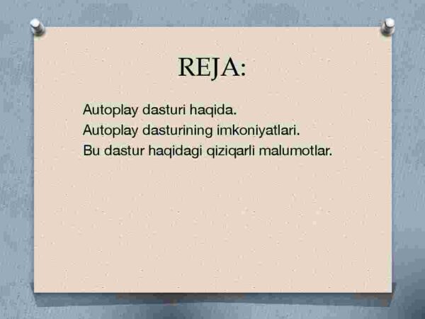 Autoplay dasturi va uning imkoniyatlari - Image 2