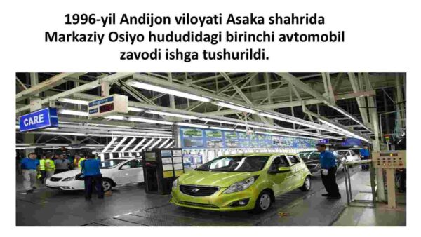 Milliy avtomobilsozlik sanoatiga asos solinishi - Image 2