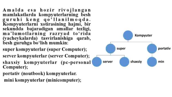 Axborot jarayonlarining zamonaviy apparat va dasturiy ta'minoti - Image 4