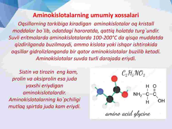 Ayrim aminokislotalarning almashinuvi reaksiyalari - Image 3