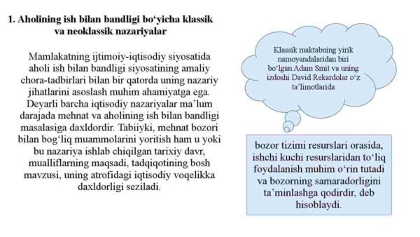 Ish bilan bandlik: nazariya va amaliyot - Image 2