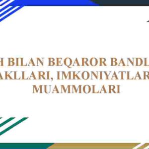 Ish bilan beqaror bandlik: shakllari, imkoniyatlari va muammolari