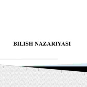 Bilish nazariyasi