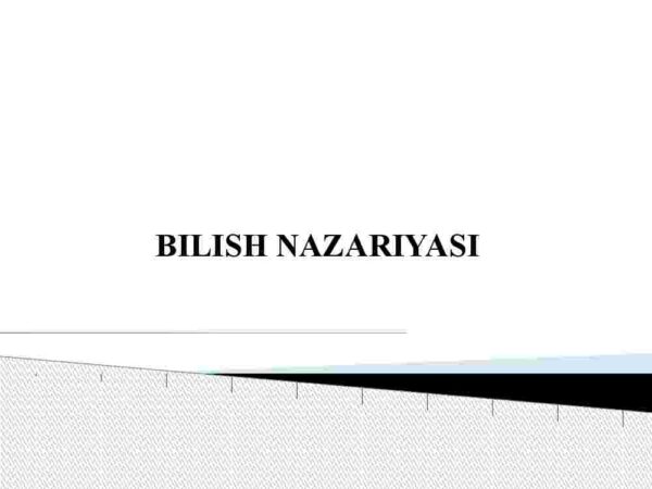 Bilish nazariyasi