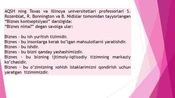 Qanday qilib biznesni shakllantirish lozim? - Image 4
