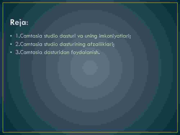 Camtasia studio dasturida ishlash - Image 2