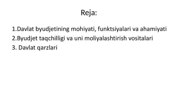 Davlat byudjeti, soliqlar va davlat qarzi - Image 2