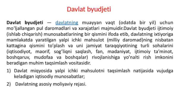 Davlat byudjeti, soliqlar va davlat qarzi - Image 4