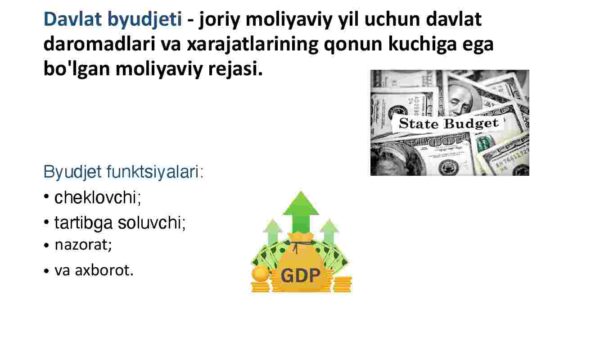 Davlat byudjeti va fiskal siyosati - Image 3