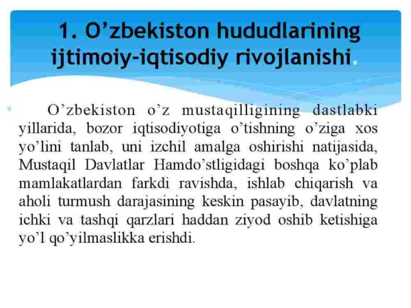 Davlatning mintaqaviy siyosati va hududlar rivojlanishining istiqbollari - Image 3