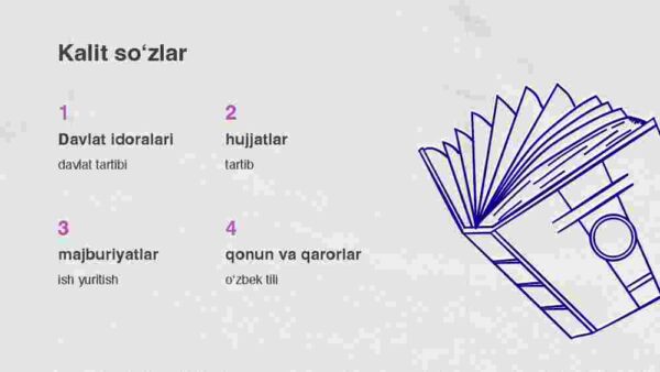 Ish hujjatlari va ularga qo'yiladigan talablar - Image 3