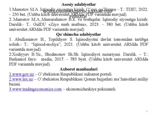 Davlat mulkini xususiylashtirish va boshqarish siyosati - Image 3