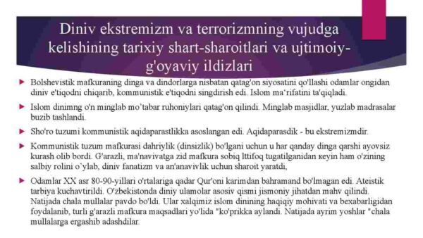 Dunyo hamjamiyatining ekstremizm va terrorizmga qarshi kurash tajribasi - Image 4