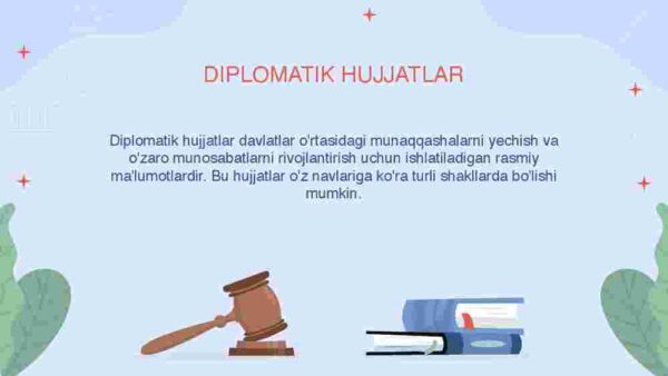 Diplomatik hujjatlar nota, Bayonot, Memorandum, Qaydnoma, Rasmiy xat, Ilova xat - Image 3
