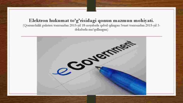 Elektron hukumat va xizmatlar sohasini raqamlashtirish xususiyatlari - Image 4