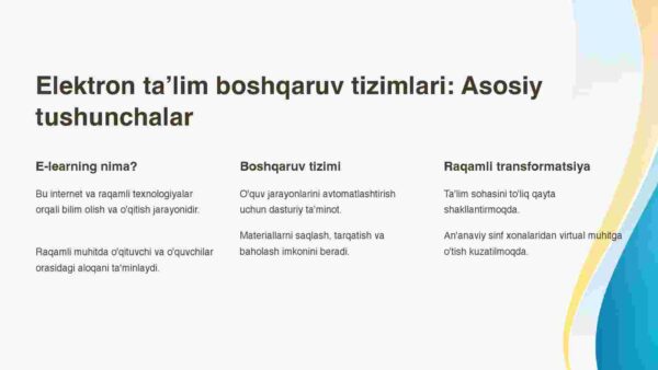 Elektron ta'limning boshqruv tizimlari - Image 4