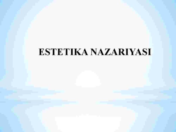 Estetika nazariyasi