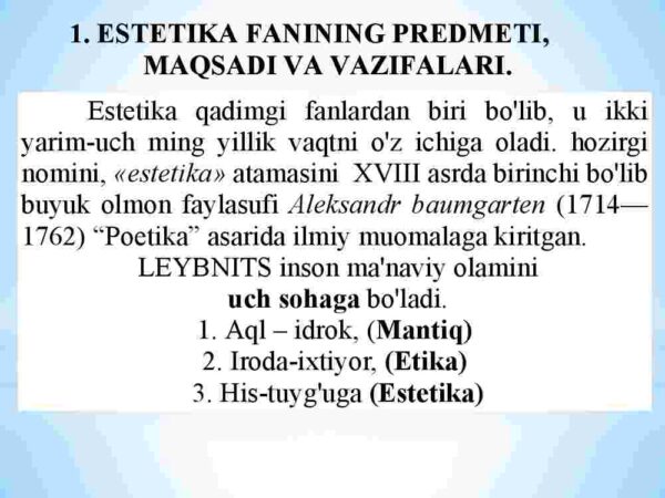Estetika nazariyasi - Image 4