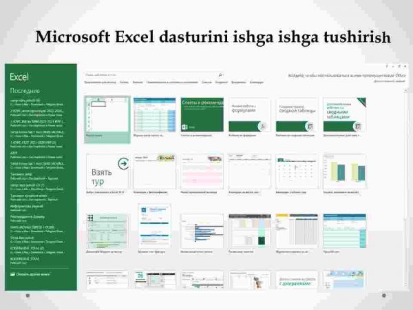Microsoft Excel dasturida ishlash - Image 4