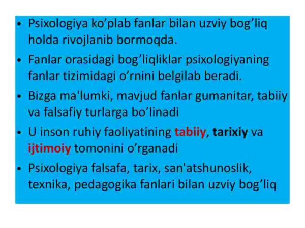 Hozirgi zamon psixologiyasining tuzilishi va tadqiqot metodlari - Image 3