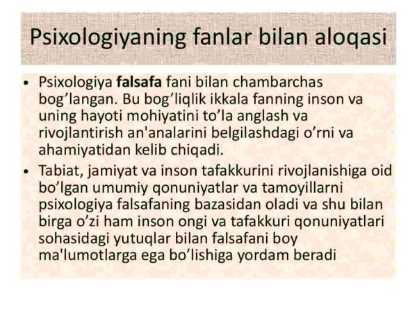 Hozirgi zamon psixologiyasining tuzilishi va tadqiqot metodlari - Image 4