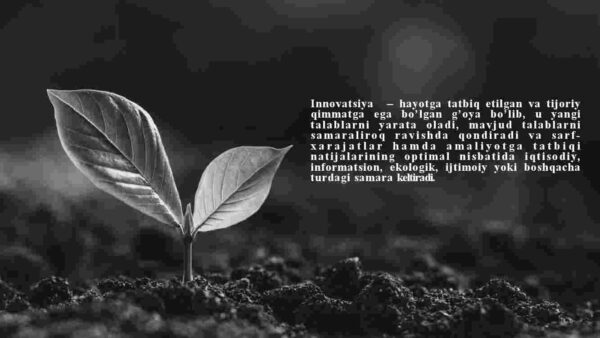 Innovatsion iqtisodiyotning umumiy asoslari. Innovatsiya nazariyasi: texnologiya va samaradorlik. - Image 4
