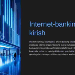 Internet-bankingga kirish